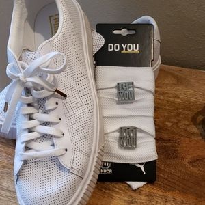 New Puma weave wide laces for basket style shoe